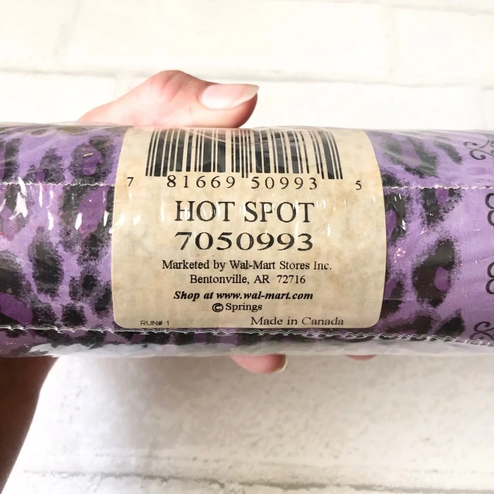 NWT No Boundaries Purple Leopard Print Wall Border - 15ft